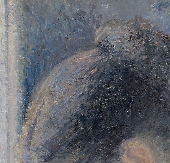 This painting was made late in Pissarro's career, 1891.