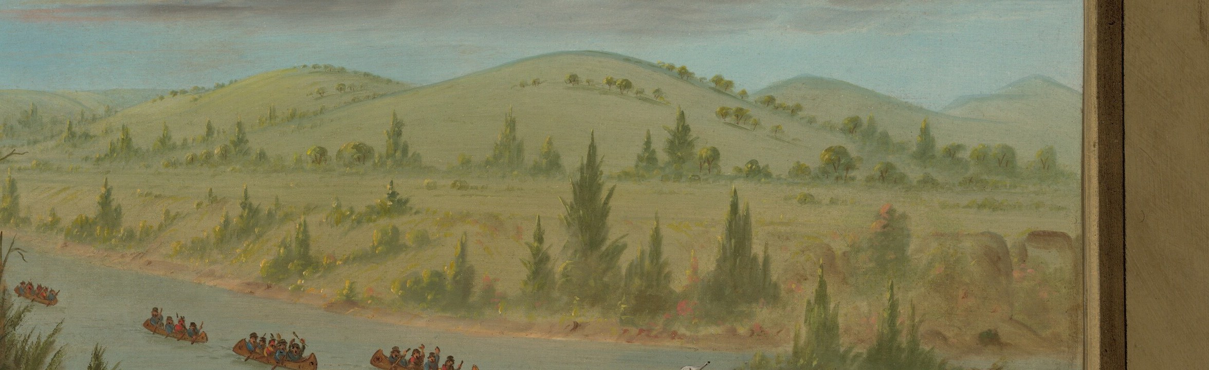 But look closely at the distant hills.