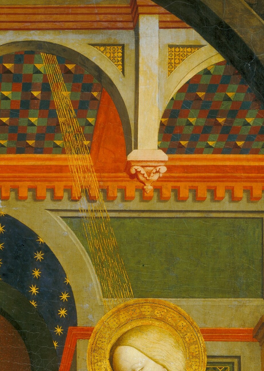 Mary and Gabriel. The Annunciation. You know the story.