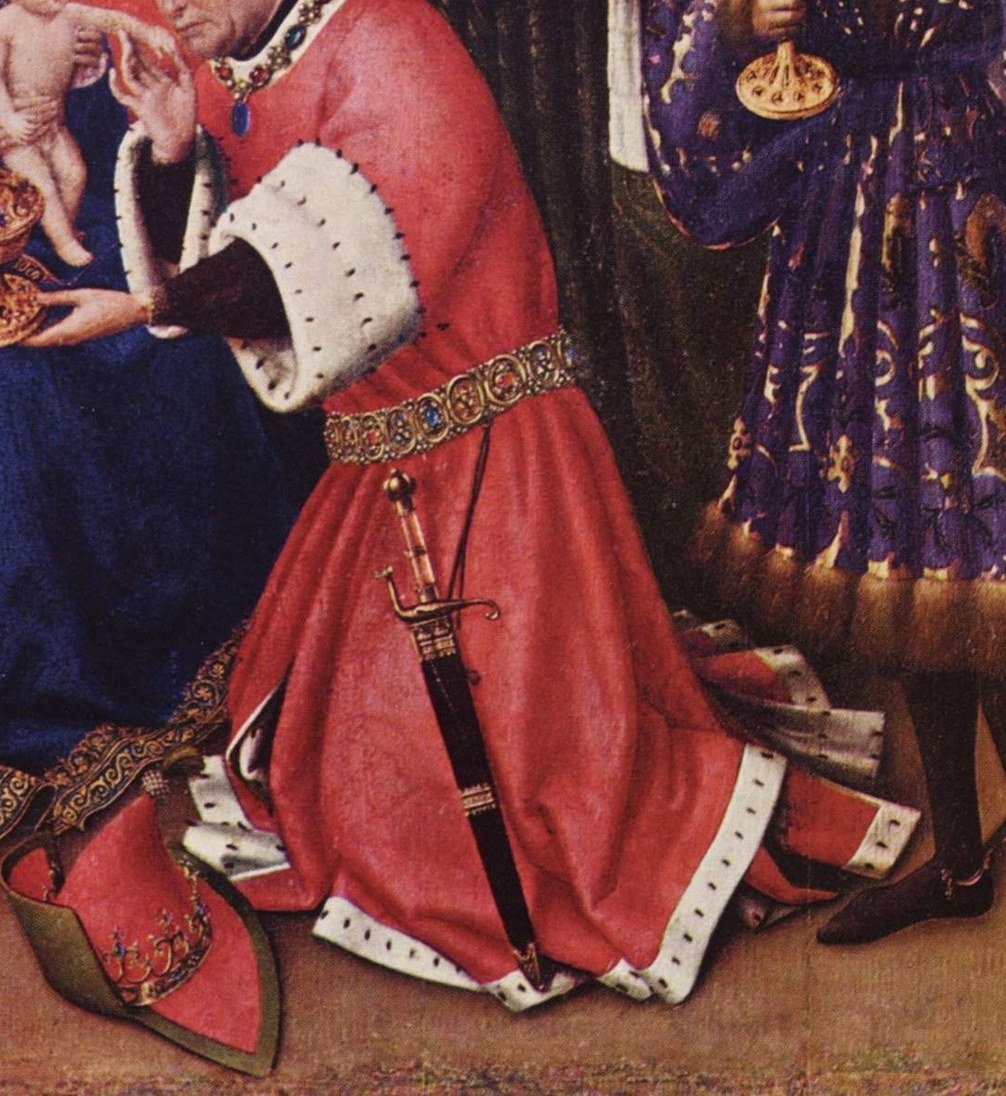 The artist, Jacques Daret, worked for the powerful Burgundian court.