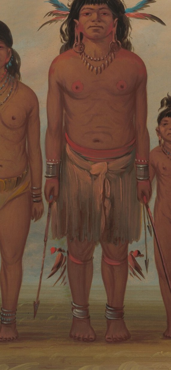 His upright stance and adornments suggest authority and cultural significance.