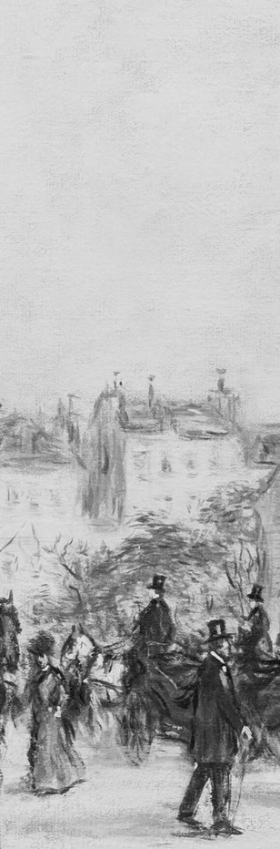 The gas lamp was almost obsolete when he painted it. He preserved what was vanishing.