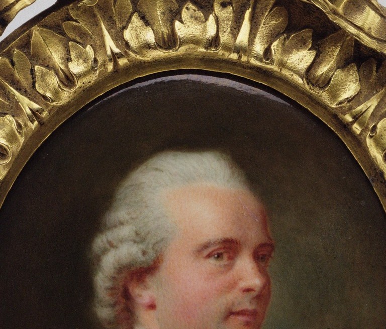 A quiet face from 1772. A mathematician and priest.