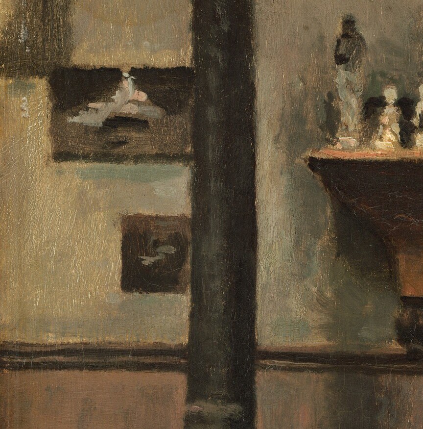 But his studio was full of other art too.