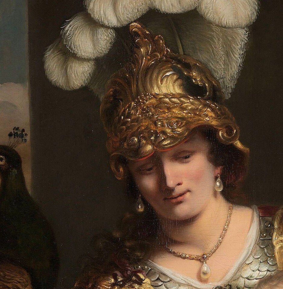 The older sister, Margarita, is Minerva, goddess of wisdom.