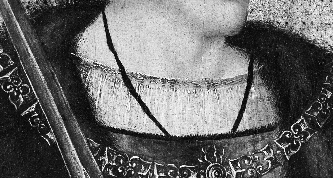 The heavy collar is the Order of the Golden Fleece.