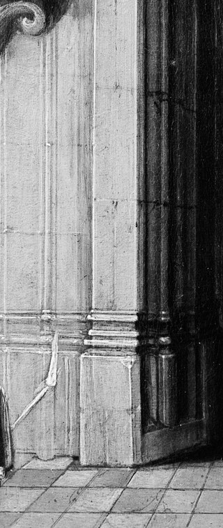 A lone figure in black stands apart. A mourner, or a reminder of your own death.