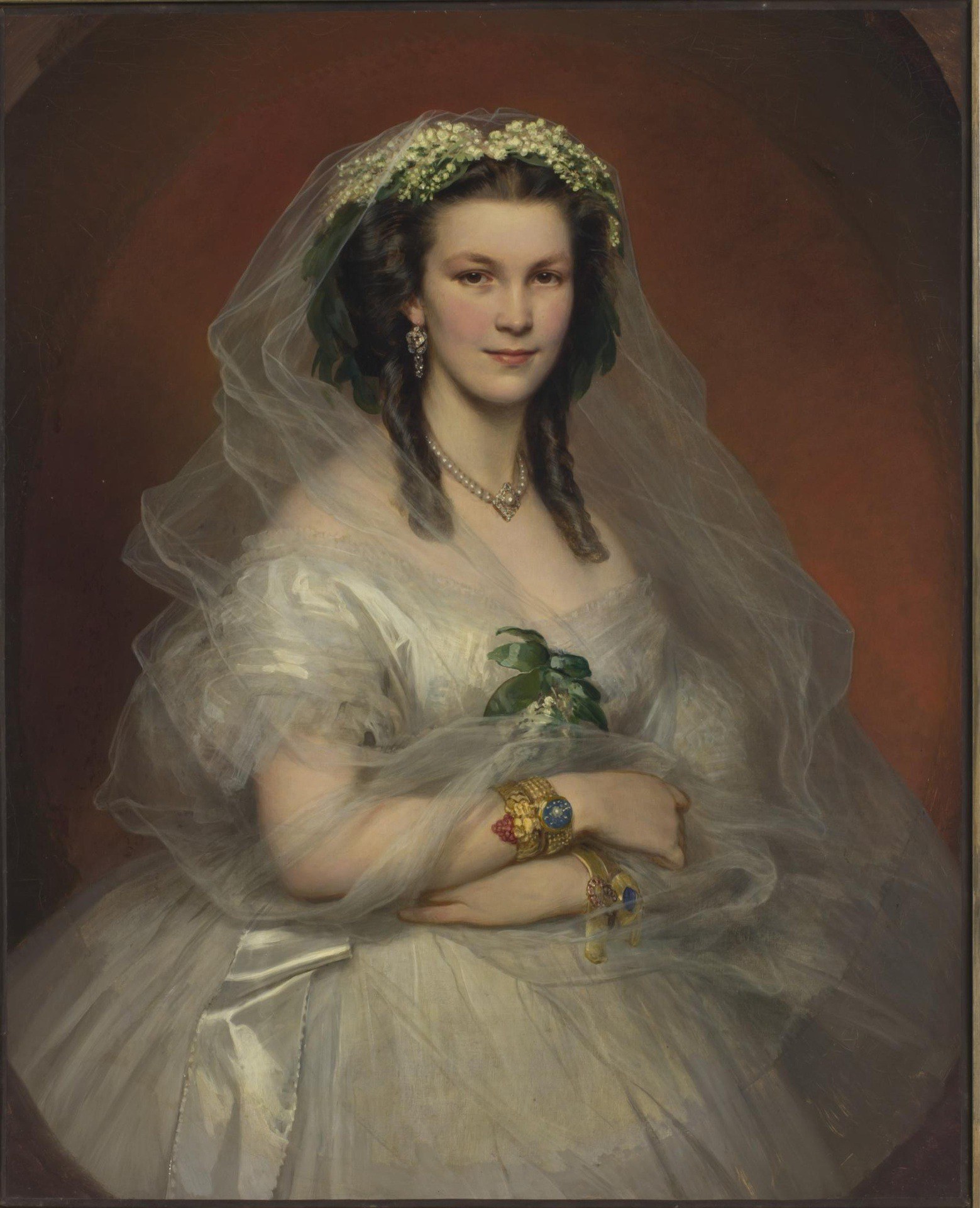 The painting's history, like her identity, is unrecorded.