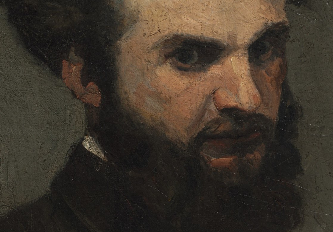 Painted with loose, confident brushstrokes that dissolve into the dark background , a demonstration of Impressionist edge-softening that is visible at close range.