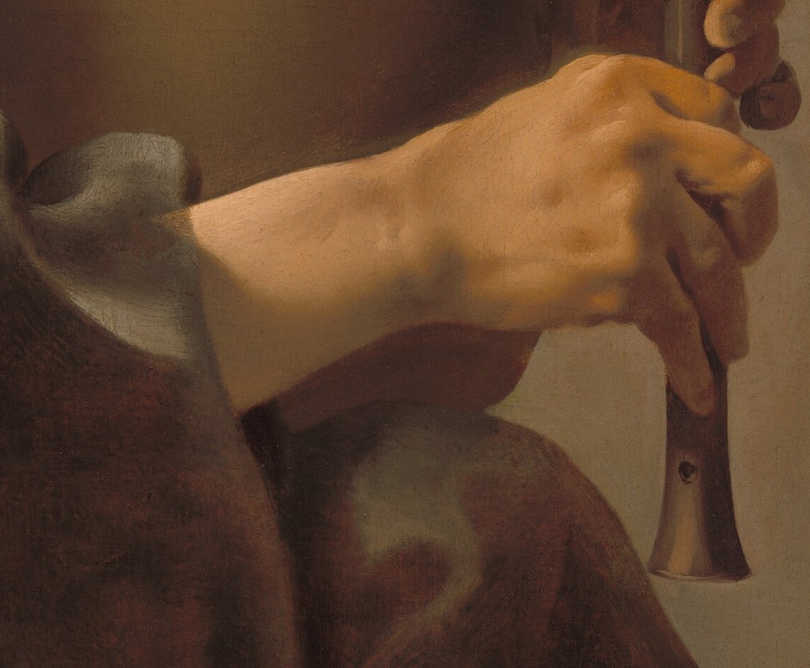 The nimble fingers on the chanter show the dexterity and skill involved in playing the instrument.