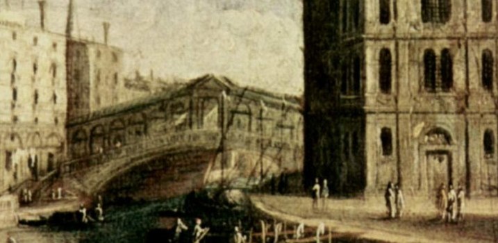 The Rialto Bridge, a bustling hub.