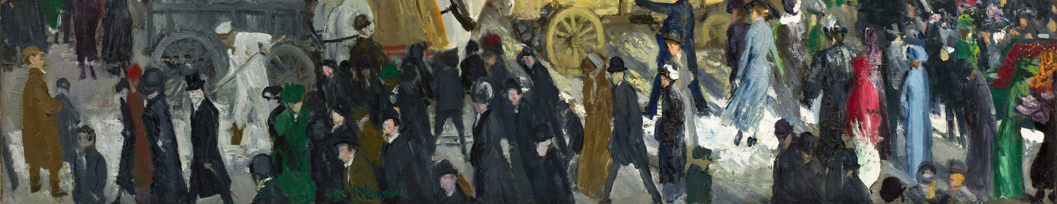 This painter was drawn to the grit of everyday city life.