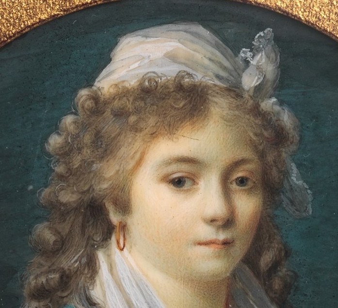 Dubois painted her on a slice of ivory small enough to hide in a palm.