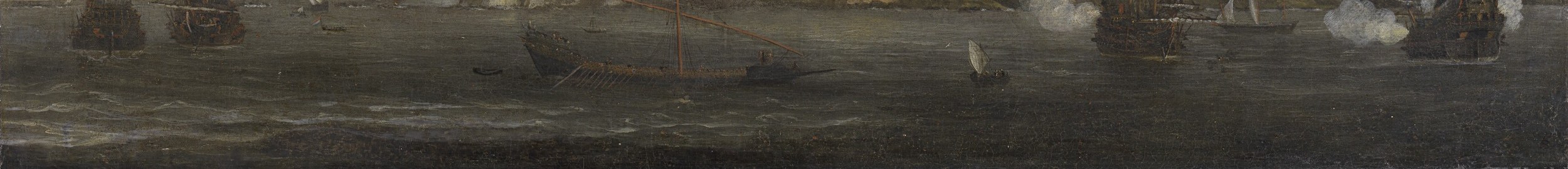 Even the choppy water shows the constant movement in the harbor.