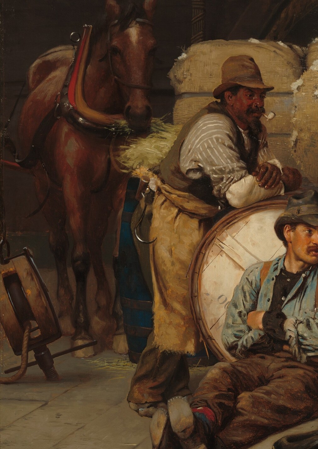 It's 1879, and this is their midday break.