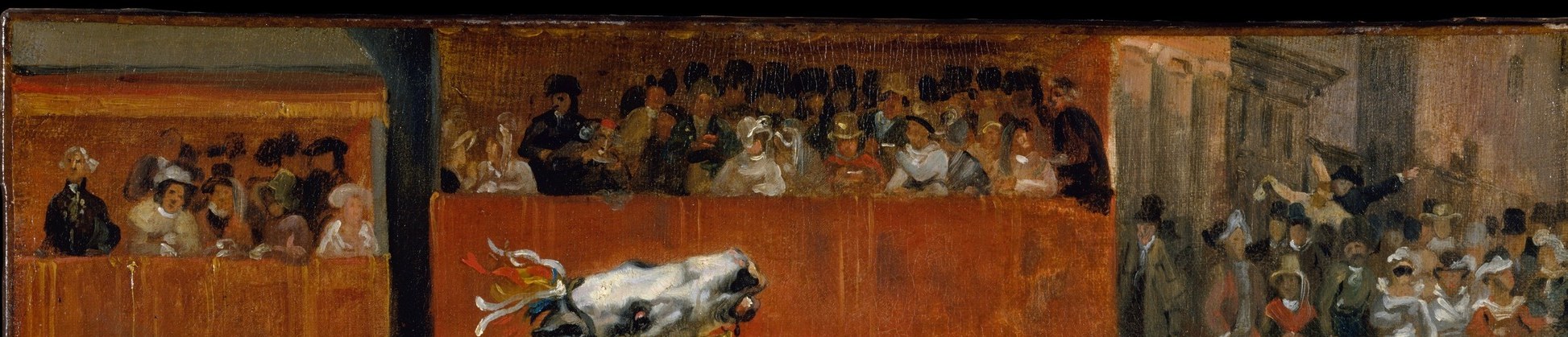He painted this in 1820, during Carnival. A city gone mad for a week.