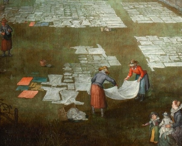 This painting is believed to be a collaboration between two artists.