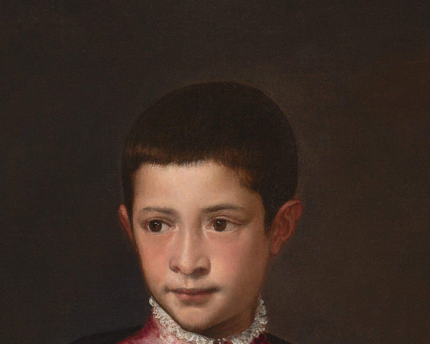 He painted their twelve-year-old son.
