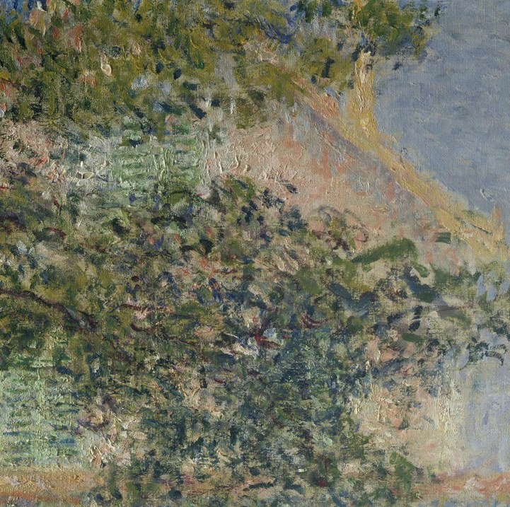 The house, the shrubs, the dappled path, Argenteuil, 1876.