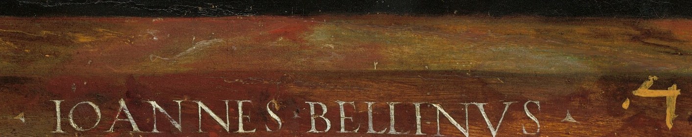 His name is inscribed: IOANNES BELLINUS.