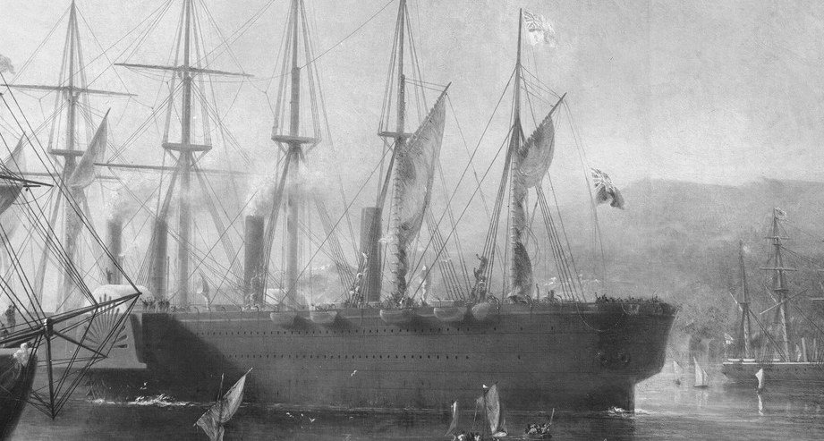 It was designed to lay the first transatlantic telegraph cable.