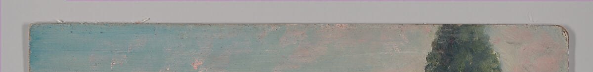 the subdued, near-white sky enforces the painting's overall emotional register , no drama, just quiet, overcast sorrow