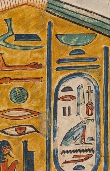 When her tomb was sealed, the paint was a secret.