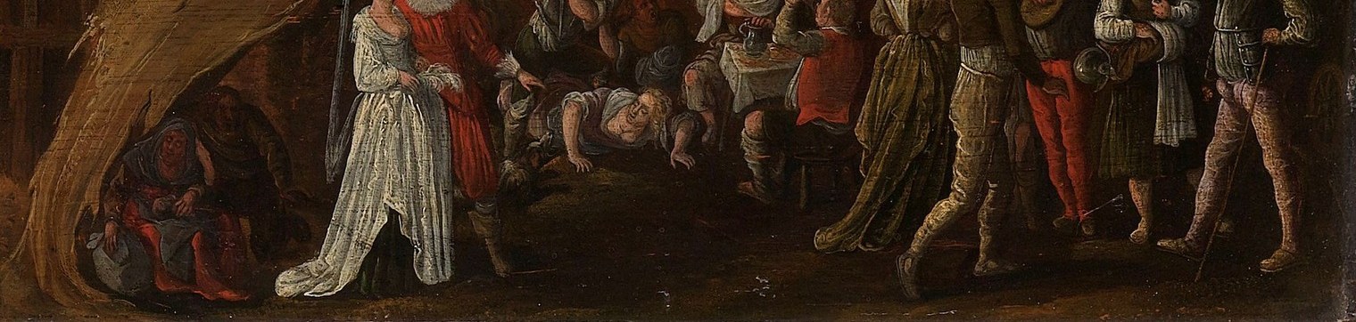 Van Swanenburgh studied in Italy, learning dramatic light and shadow.