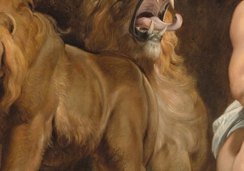 Gesture of prayer so deliberate it reads almost as a defiant act; Rubens makes faith visible as a physical posture.