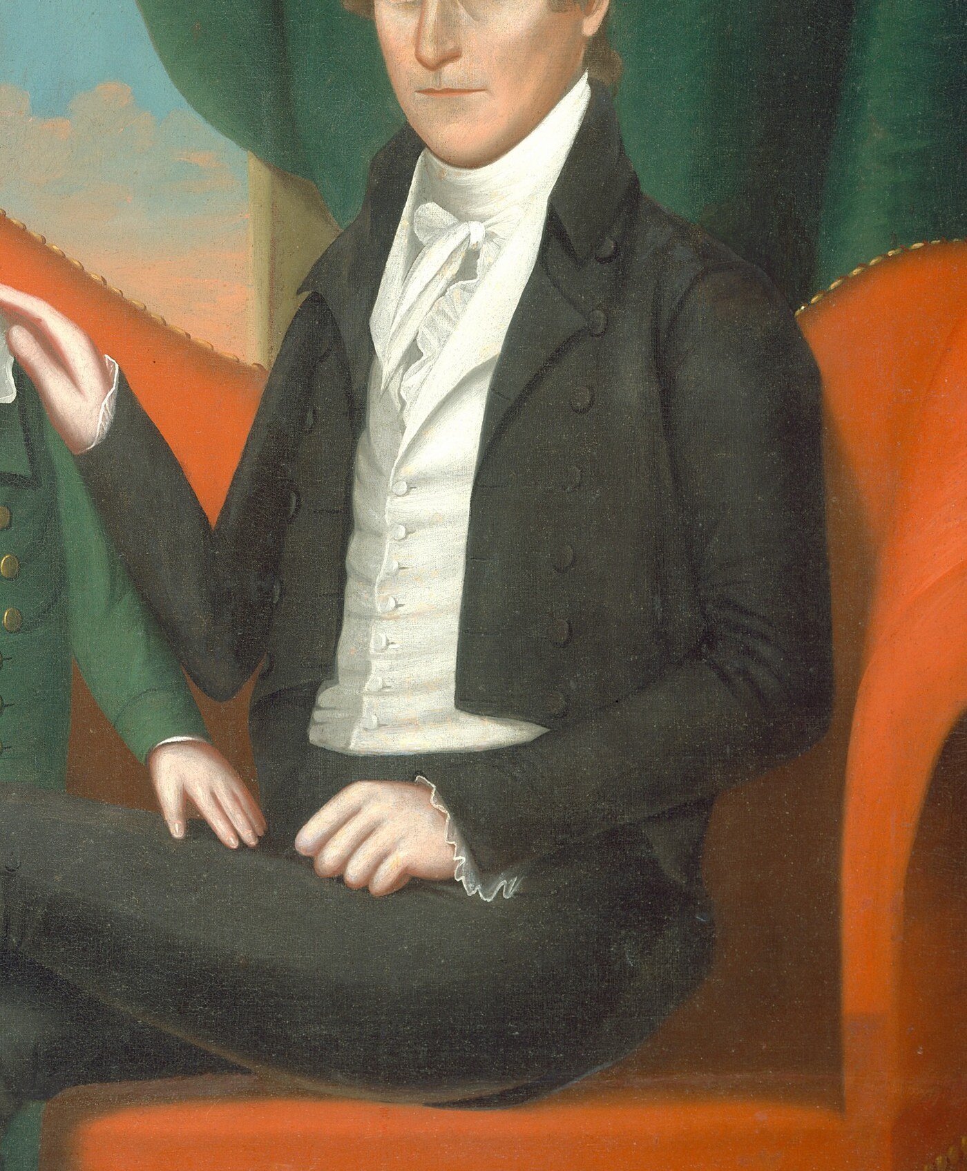 A man's dark suit was a statement of his position and responsibility.