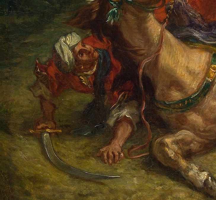 This shows the close-quarters combat.