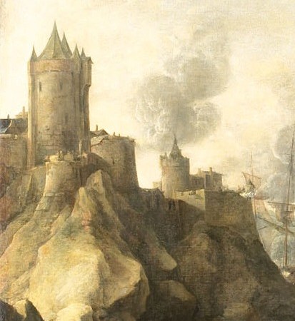 The battle took place in the Bay of Foya, near this fortress.