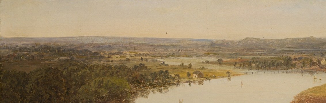 The valley was already giving way to settlement.