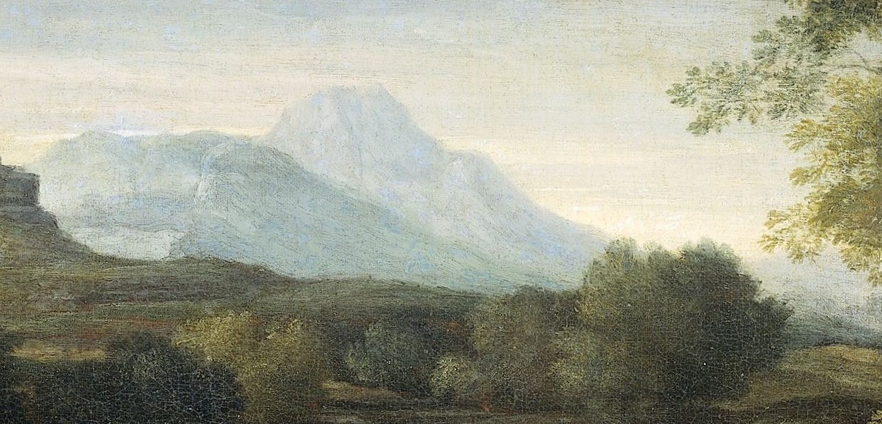 See how the distant mountains blur into the sky?