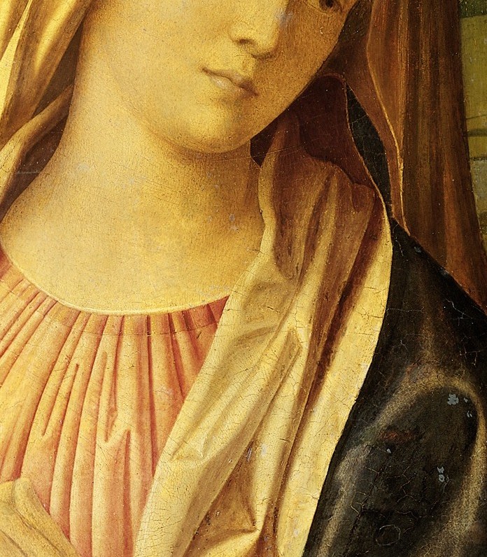 Niccolò Rondinelli, a pupil of Bellini, painted it in Ravenna.