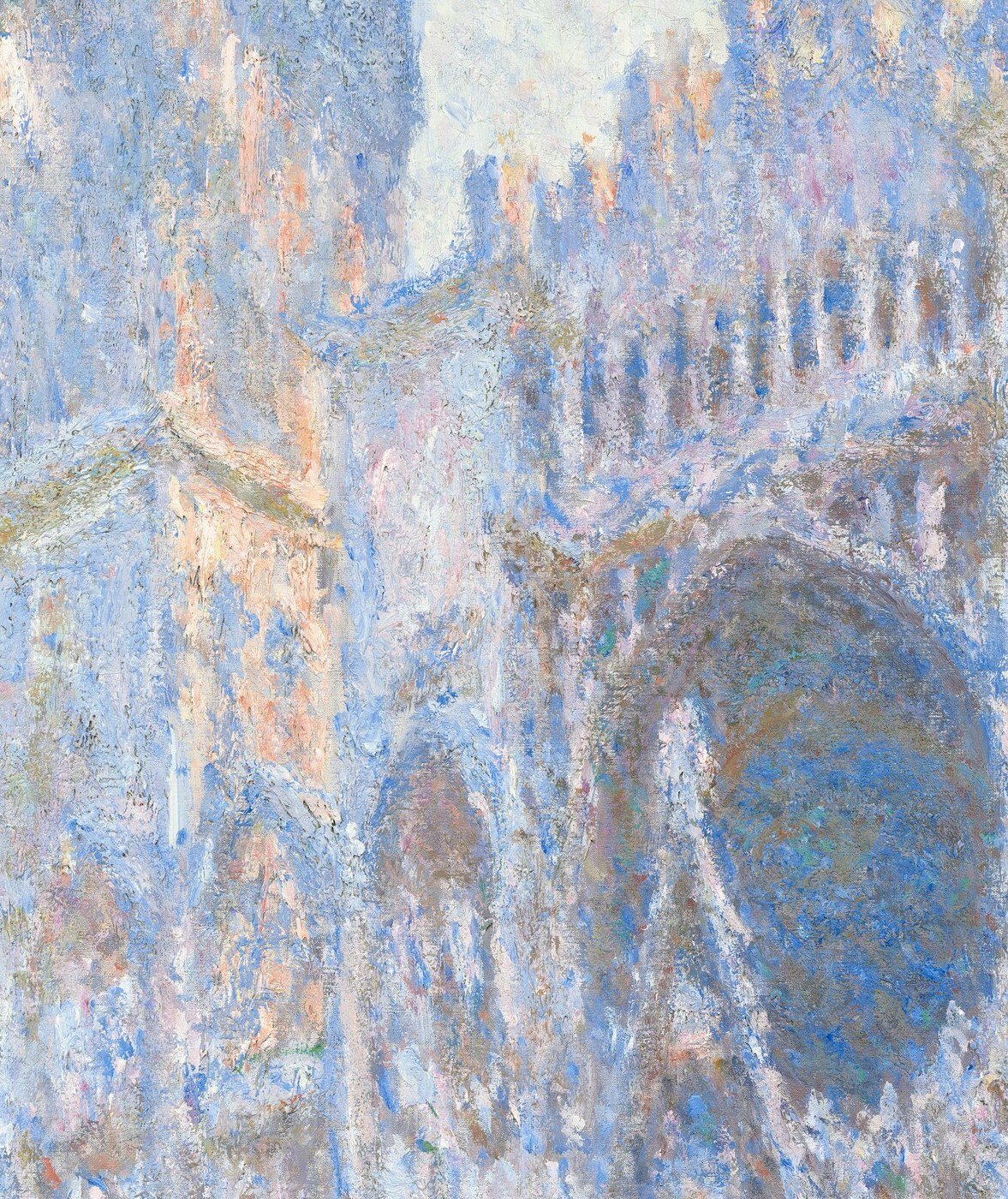 He sought to capture the ever-changing light, not the stone itself.