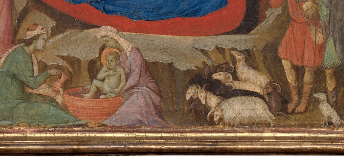 Now look at the very bottom of the painting.