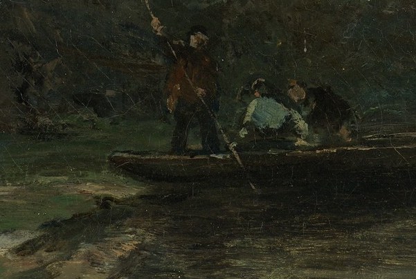See the light on the water, and the distant boat?