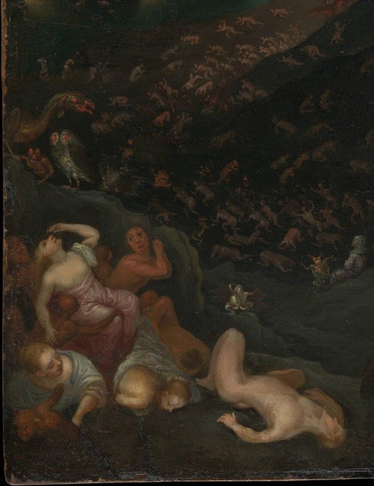 Marginal monsters are Bosch's signature, borrowed across two generations.