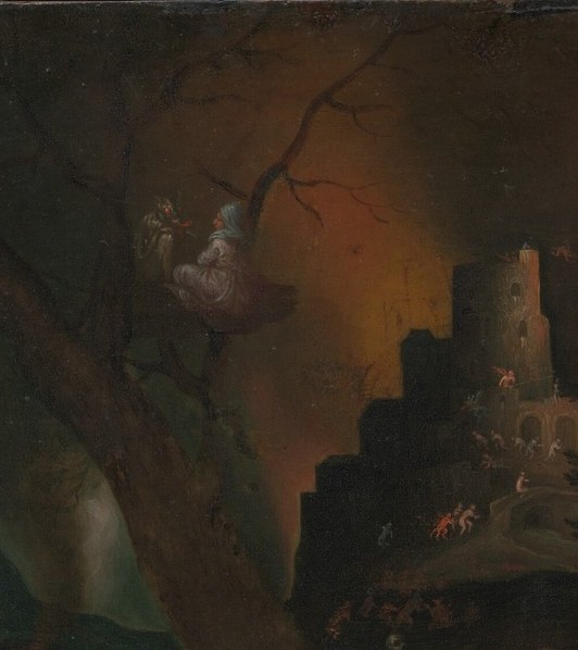 That distant fortress is Dis, the city of the damned.
