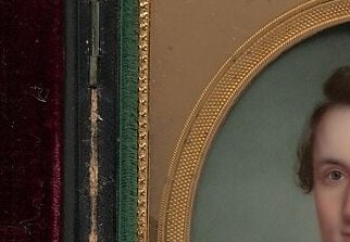 The artist applied many thin layers of paint on ivory.
