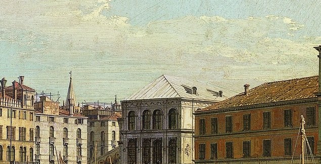 Start here: the Rialto Bridge. The financial heart of the Republic.