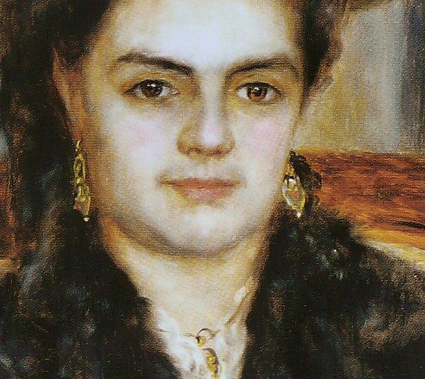 Her direct gaze draws you into her quiet dignity.