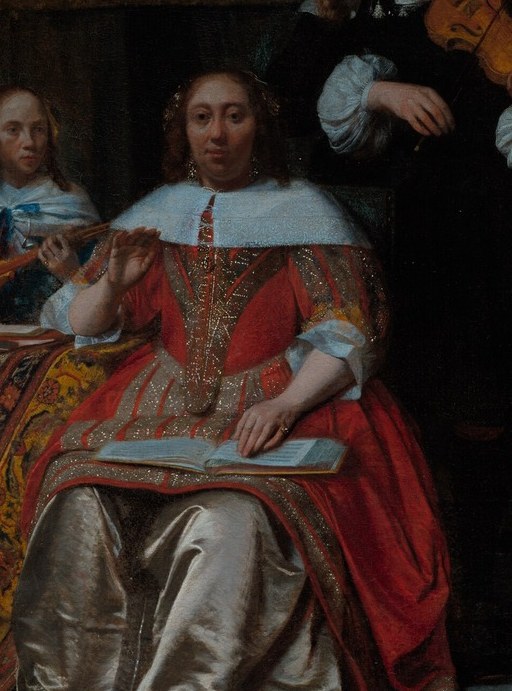 In this family portrait, music fills the room.