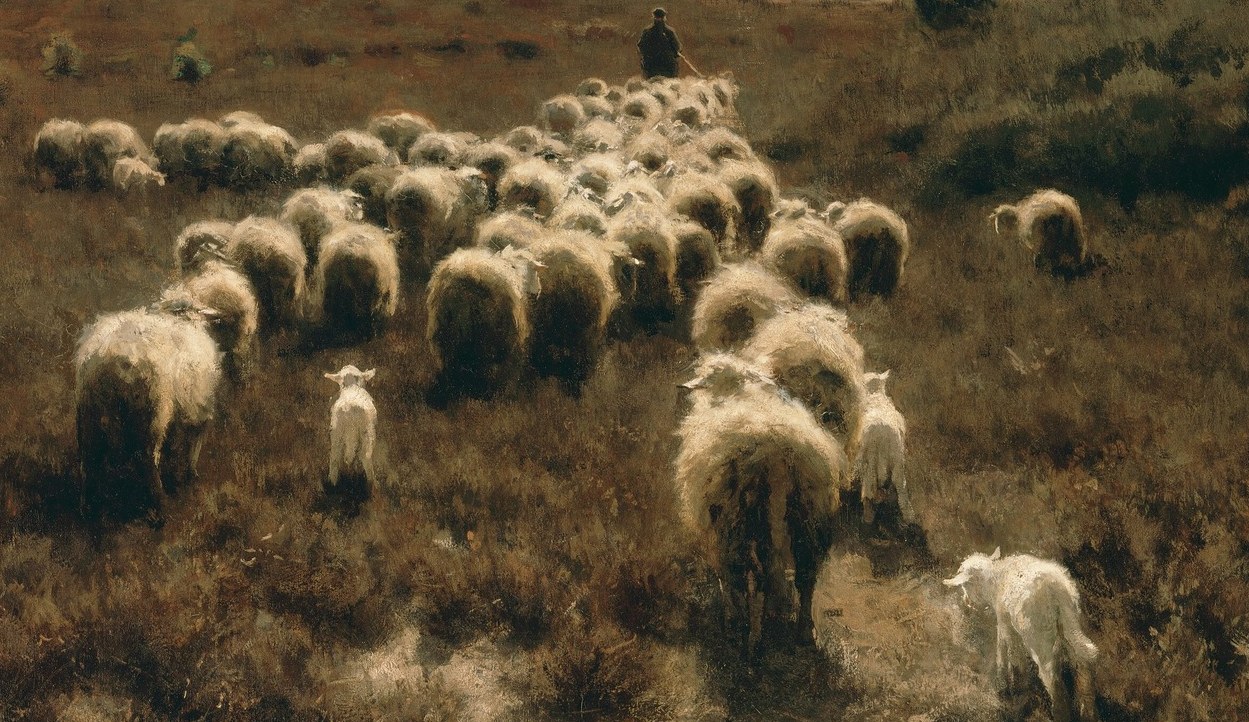 This painter was famous for his sheep, especially in America.