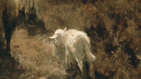Paintings of sheep 'coming' even sold for more than 'going'.