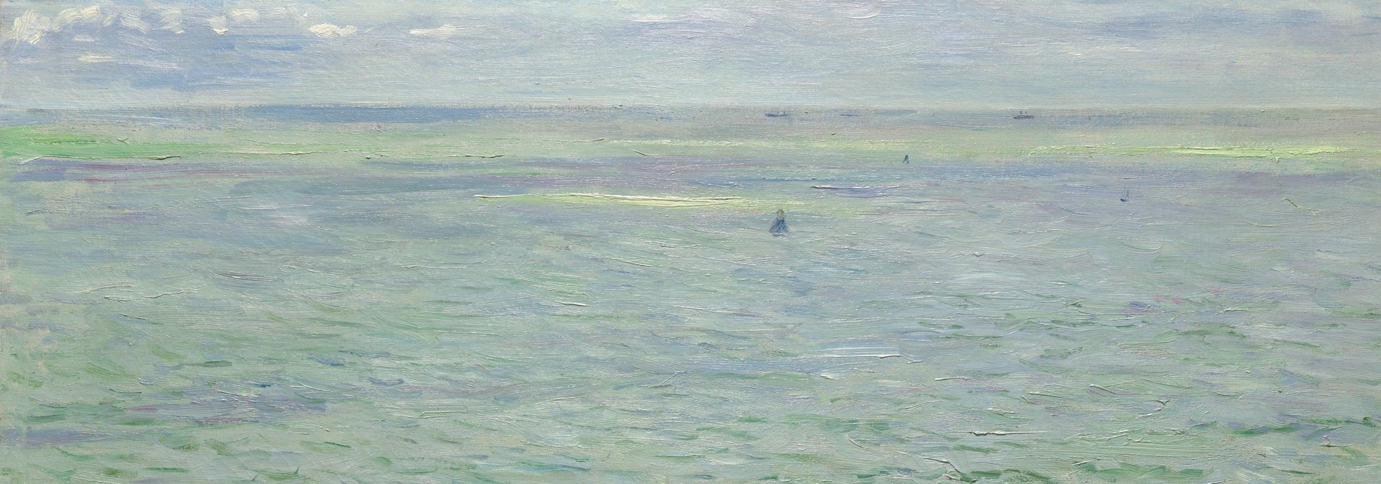 He was a patron of the Impressionists, but painted with more realism.