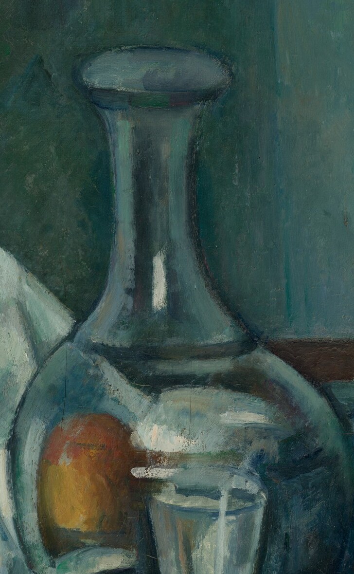 He built forms from color, making objects feel solid on the canvas.