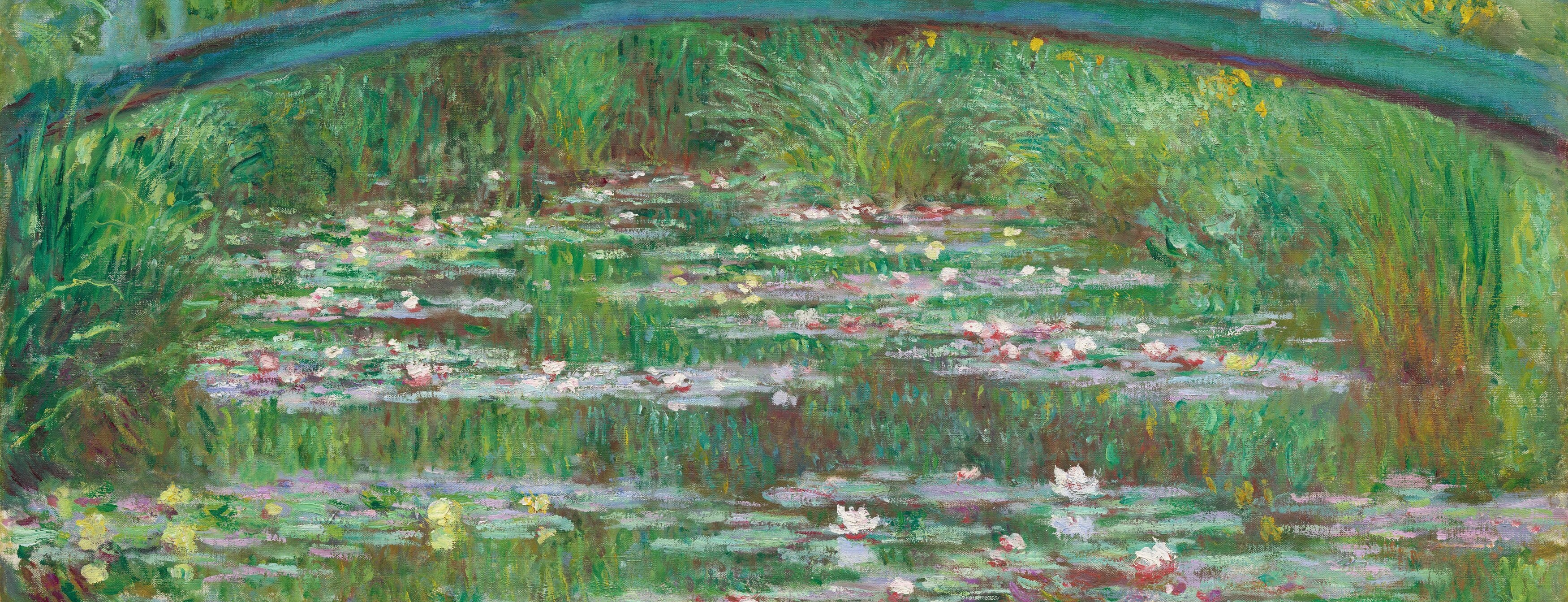 Every plant, every flower, was chosen for his canvases.