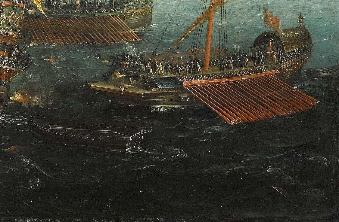 His work captures the human cost of power at sea.